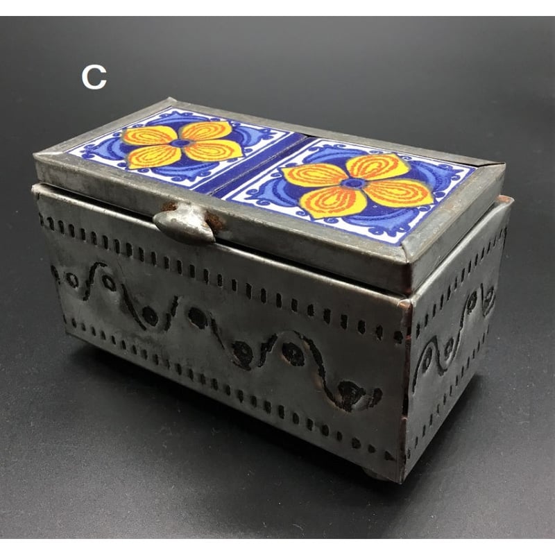 メキシコ ブリキタイルボックス S | TAGO-MAGO DEPT