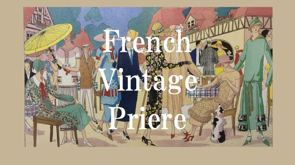 French Vintage Priere