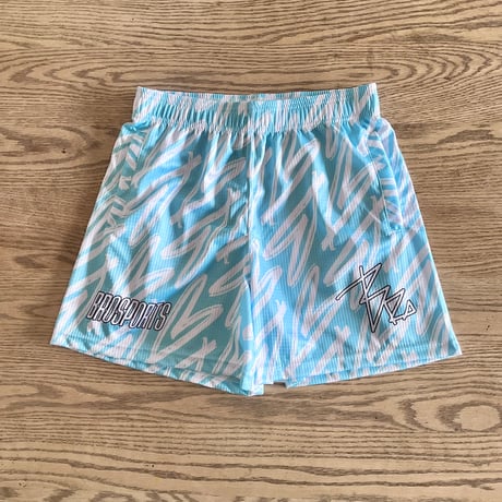 WIDE  SHORTS "My soul" angel blue for kids