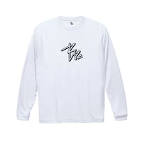 Shadow logo dry-T  L/S  white  for kids
