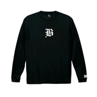 “Old B”  dry-T  L/S  black for kids