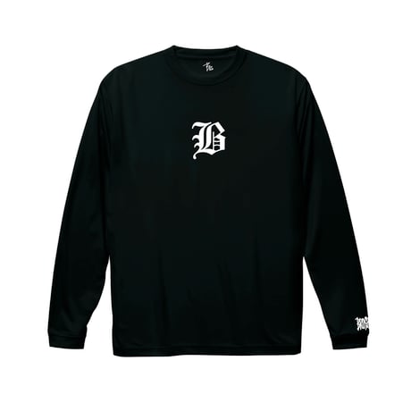 “Old B”  dry-T  L/S  black for kids