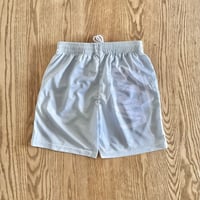 Slim shorts "VAMOS" silver gray for kids