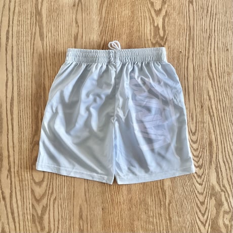 Slim shorts "VAMOS" silver gray for kids