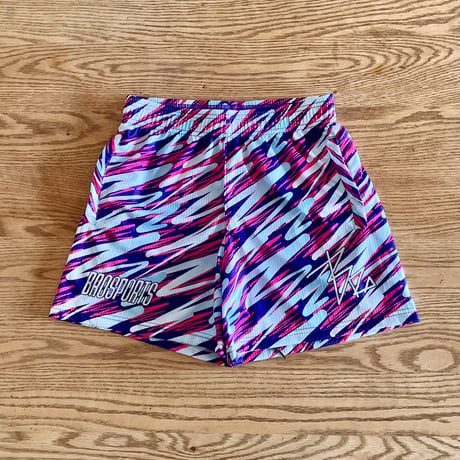 WIDE  SHORTS "RUSH" purple for kids