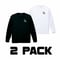 Basic logo dry-T L/S 2 PACK