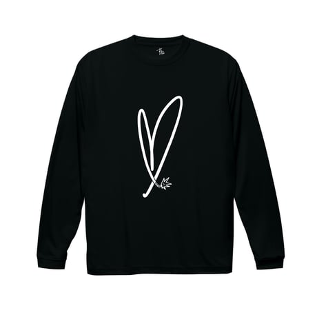 “ON FIRE”  dry-T  L/S  black  for kids