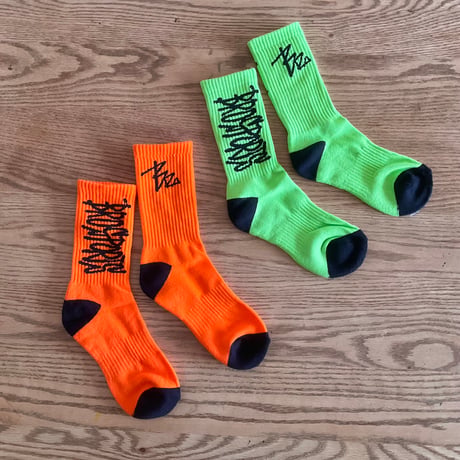 Crew socks 2pairs  neon pack