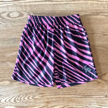 Slim Shorts "ZEBRA" pink  for kids