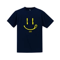 “EAT THE SKILLS” dry-T s/s  navy  for kids