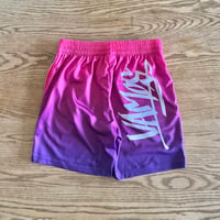 Slim shorts "VAMOS" Sunset Glow for kids