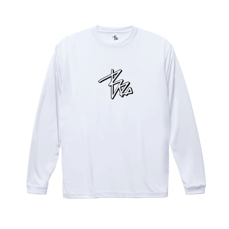 Shadow logo dry-T  L/S  white