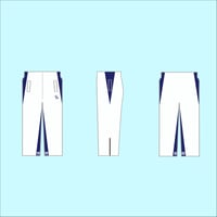 WIND BRAKER  pants  white × navy