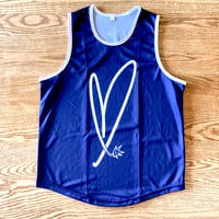 “ON FIRE” Tank top navy
