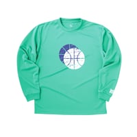 ”Two balls”  dry-T  L/S  mint for kids