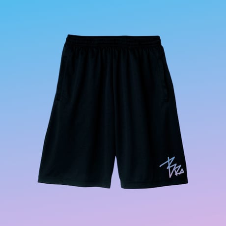 Logo dry-shorts  black × morning glow