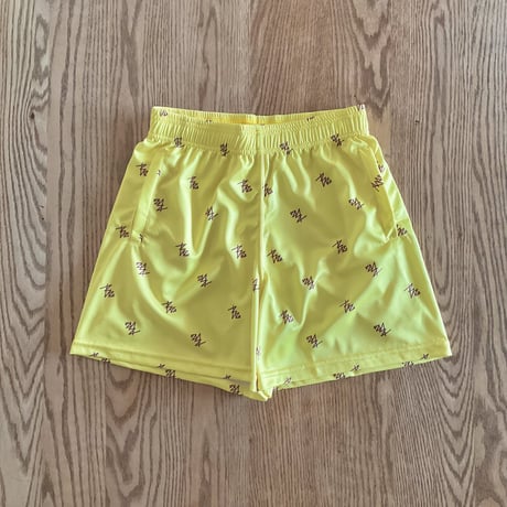 WIDE SHORTS  "bros"  banana