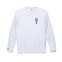 “My soul”  dry-T  L/S  white × art color  for kids