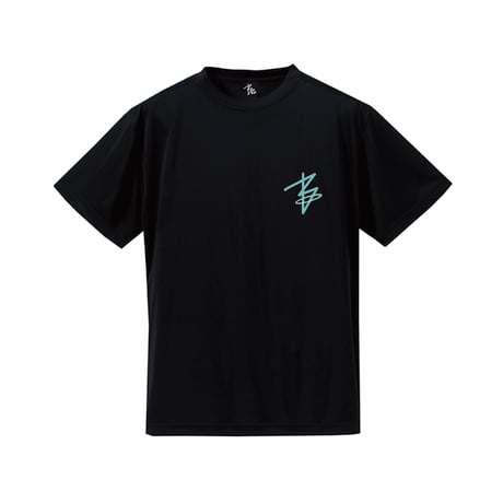 “NEED MORE HOOPS” dry-T s/s black × multi for kids
