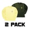 Hoop logo dry-T L/S  2 PACK light yellow & olive for kids