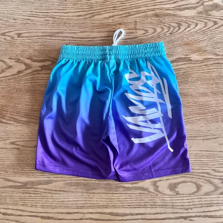 Slim shorts "VAMOS" Blue Hawaii