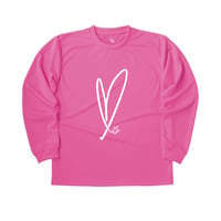 “ON FIRE”  dry-T  L/S pink  for kids