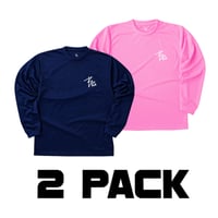 Basic logo dry-T L/S  2 PACK for kids