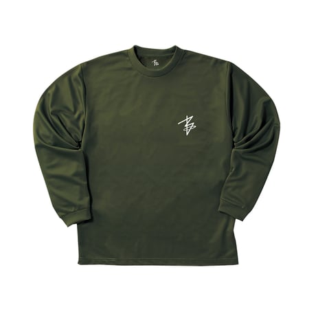 ”NEED MORE HOOPS”  dry-T  L/S  olive