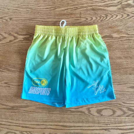Slim shorts "VAMOS" Citrus