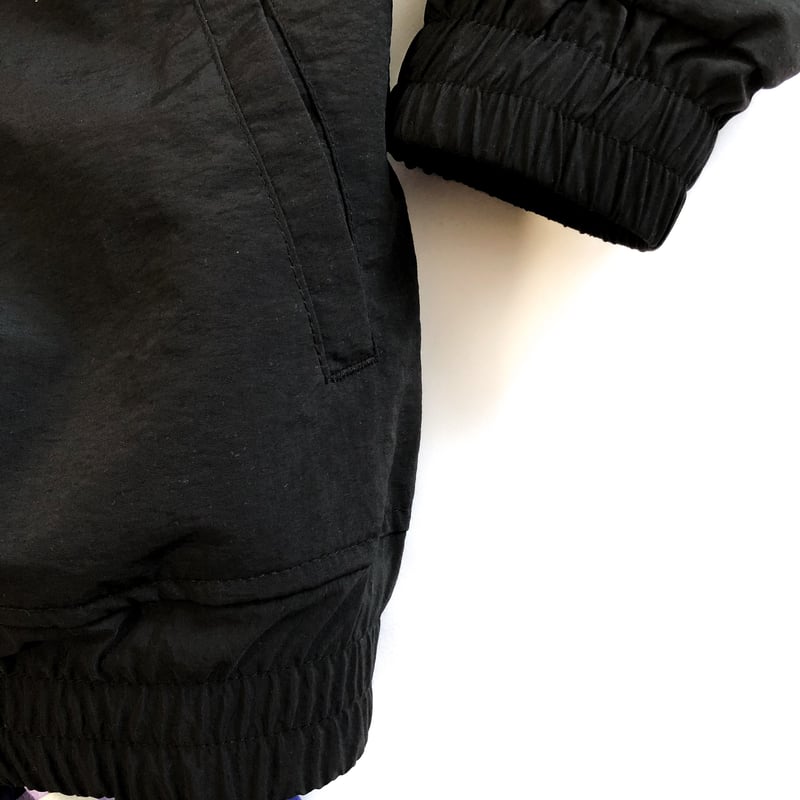 ナイロントラックジャケット BLACK×WHITE | BRO SPORTS ナイロントラックジャケット BLACK×WHITE | BRO SPORTS