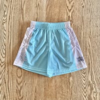 WIDE  SHORTS  peacock blue