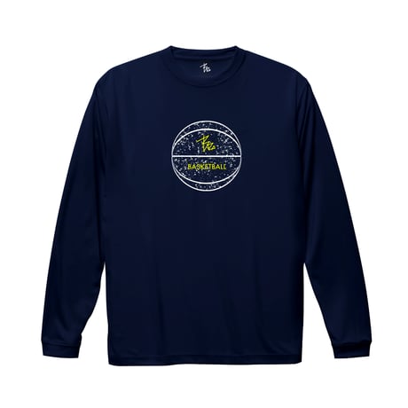 ”Basketball”  dry-T  L/S  navy  for kids