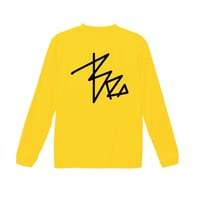 Big logo  dry-T  L/S  yellow for kids