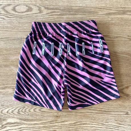 Slim Shorts "ZEBRA" pink  for kids