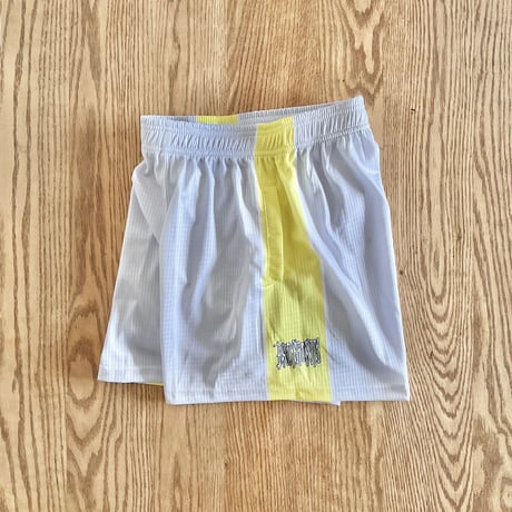 WIDE  SHORTS  silver gray