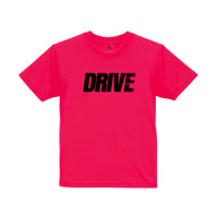 "DRIVE" dry-T s/s  neon pink  for kids