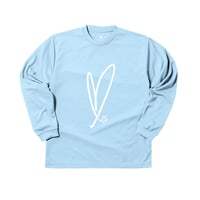 “ON FIRE”  dry-T  L/S light  blue for kids