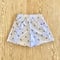 WIDE SHORTS \"bros\" white for kids