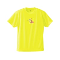 Logo dry-T s/s  neon yellow × art color  for kids