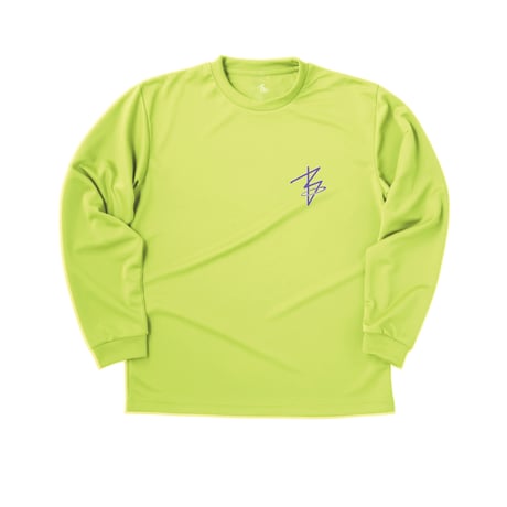 ”NEED MORE HOOPS”  dry-T  L/S  lime green
