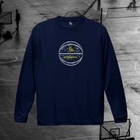 “Basketball”  dry-T  L/S  navy