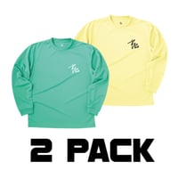 Basic logo dry-T L/S  2 PACK