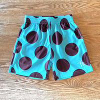 Slim Shorts "Balls" mint  for kids