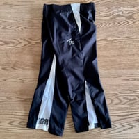 WIND BRAKER  pants  black × white  for kids