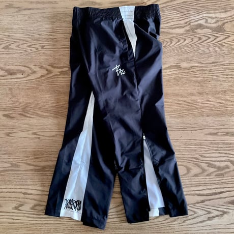 WIND BRAKER  pants  black × white  for kids