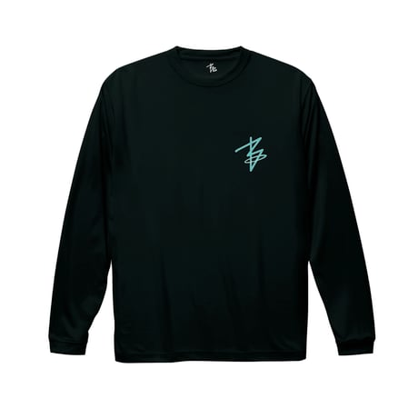 ”NEED MORE HOOPS”  dry-T  L/S  black × multi