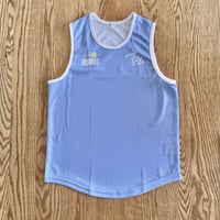 “Nothing beats effort” Tank top stone blue