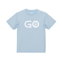 "GO" dry-T s/s ice blue
