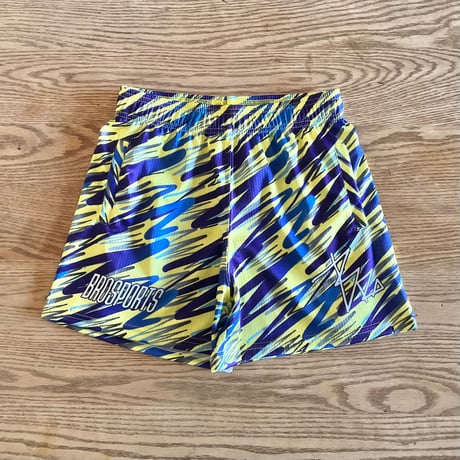 WIDE  SHORTS "RUSH" yellow