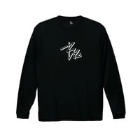 Shadow logo dry-T  L/S  black  for kids